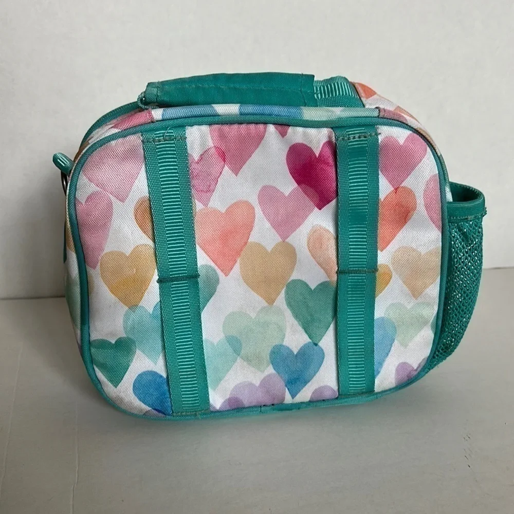 POTTERY BARN KIDS Mackenzie Rainbow Hearts Lunch Box